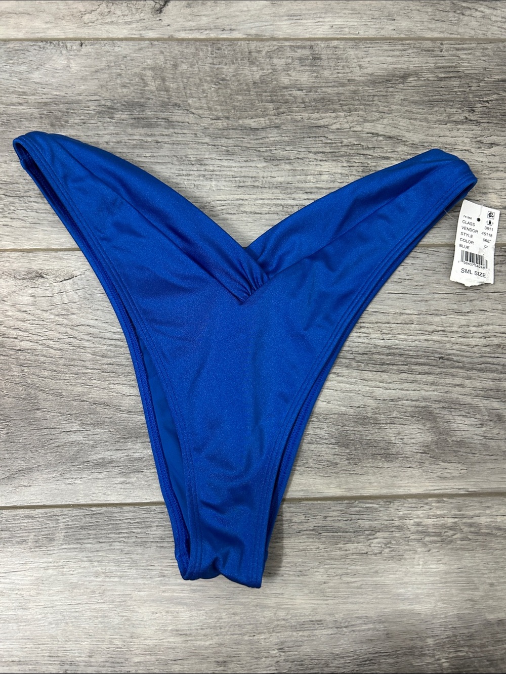 PacSun Royal Blue High-Cut Bikini Bottom